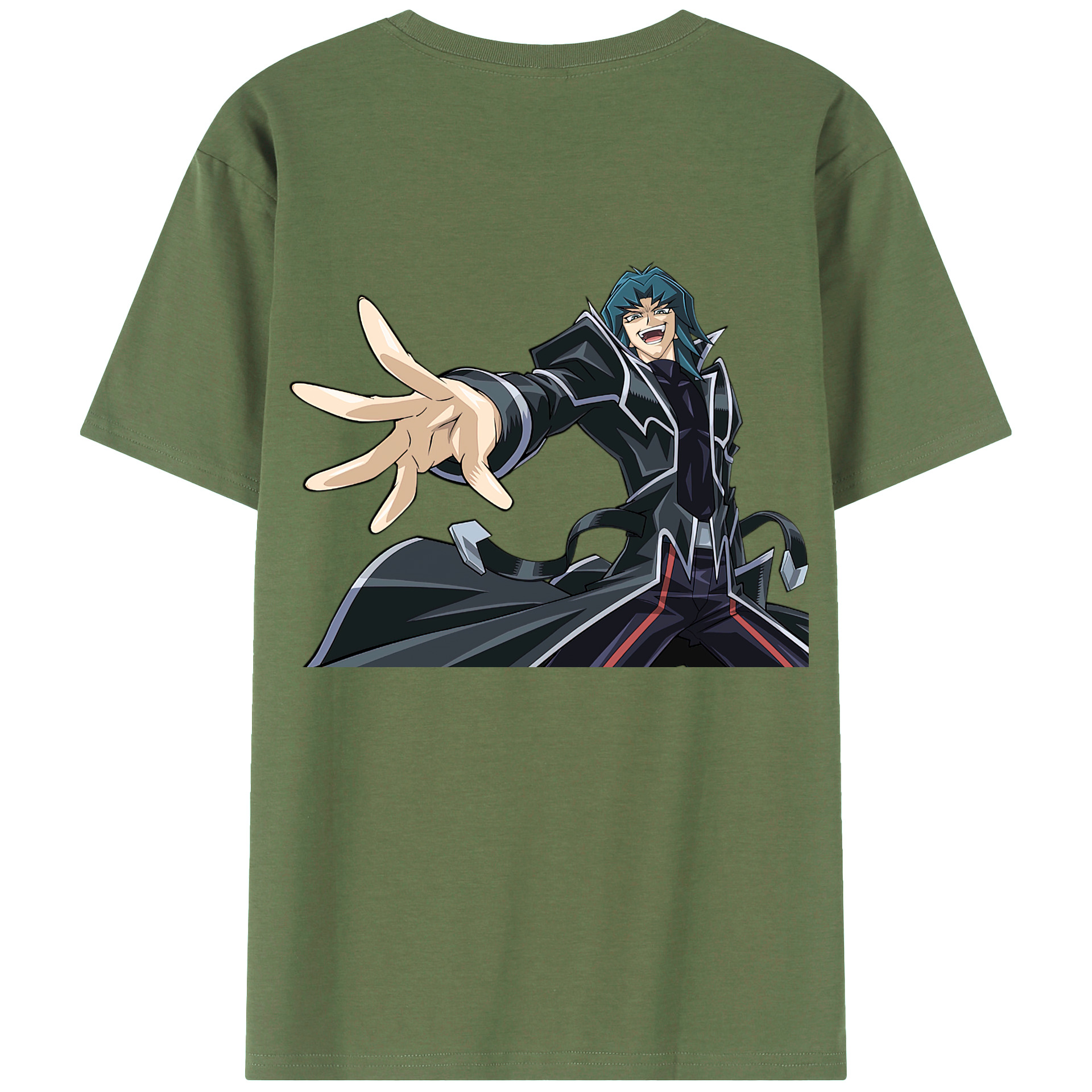 （画像用） 遊☆戯☆王 Yu-Gi-Oh! 綿100％ メンズ半袖Tシャツ（バックプリント） 通気性